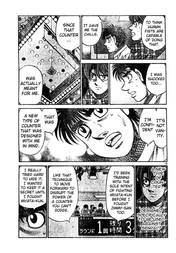 Hajime no Ippo Chapter 749 page 11 - Chapter 749 : A message from Miyata