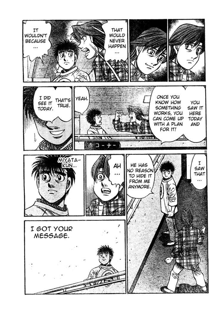 Hajime no Ippo Chapter 749 page 13 - Chapter 749 : A message from Miyata