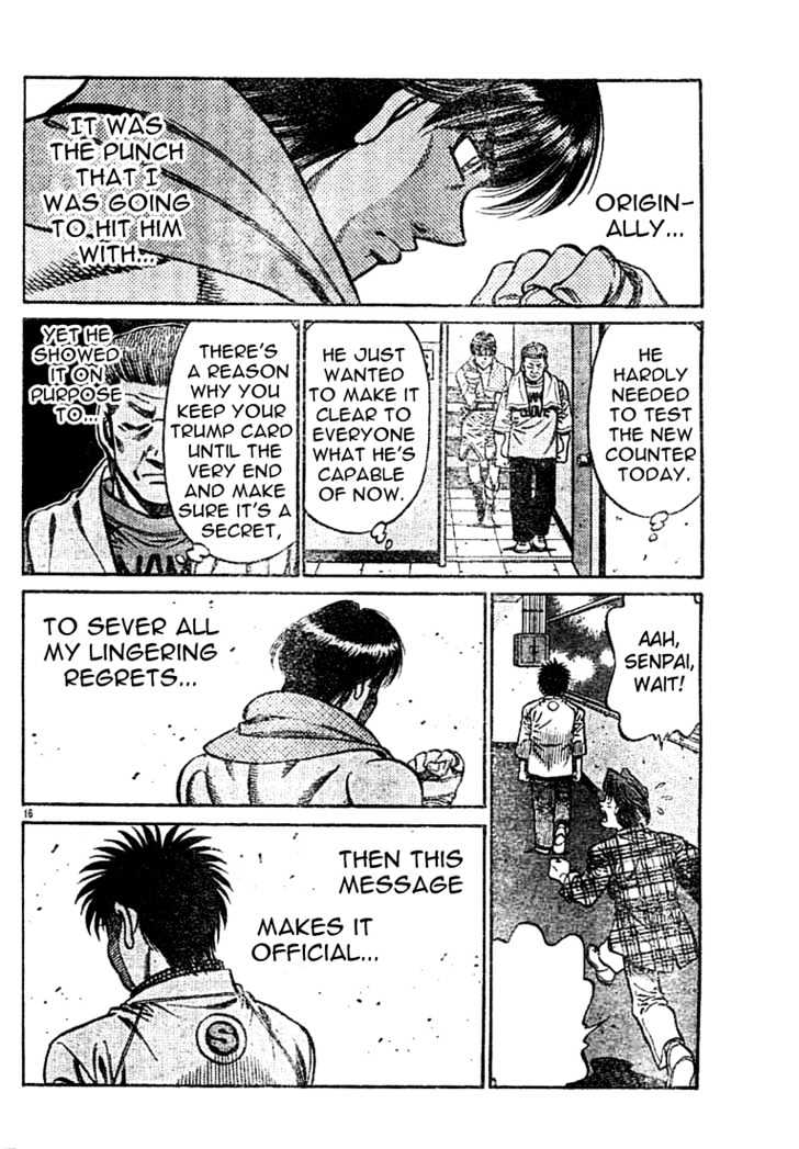 Hajime no Ippo Chapter 749 page 14 - Chapter 749 : A message from Miyata