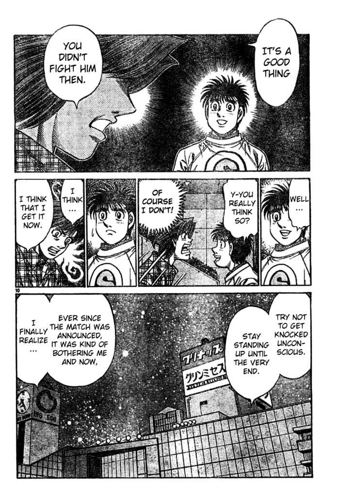 Hajime no Ippo Chapter 750 page 10 - Chapter 750 : Conspiracy