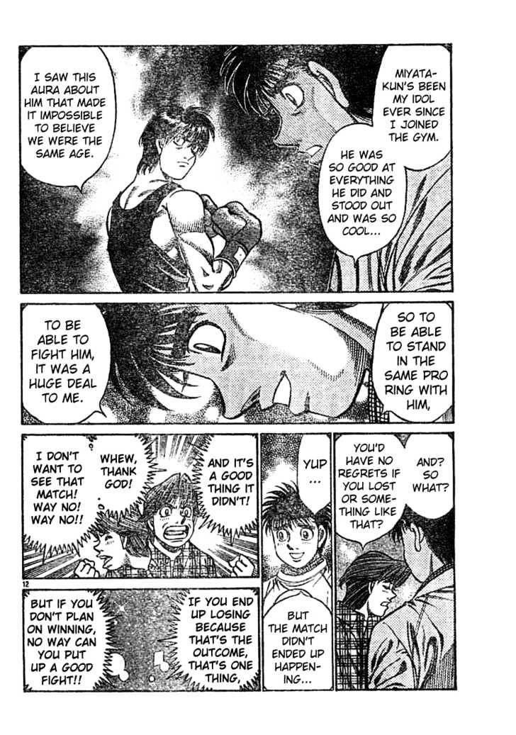 Hajime no Ippo Chapter 750 page 12 - Chapter 750 : Conspiracy