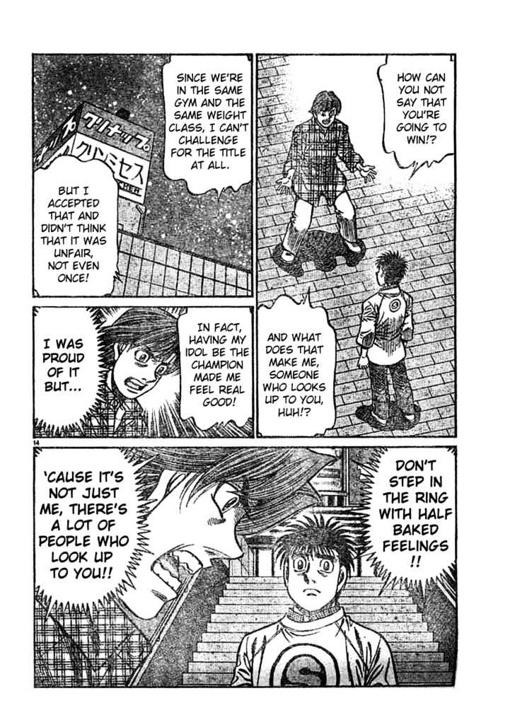 Hajime no Ippo Chapter 750 page 14 - Chapter 750 : Conspiracy