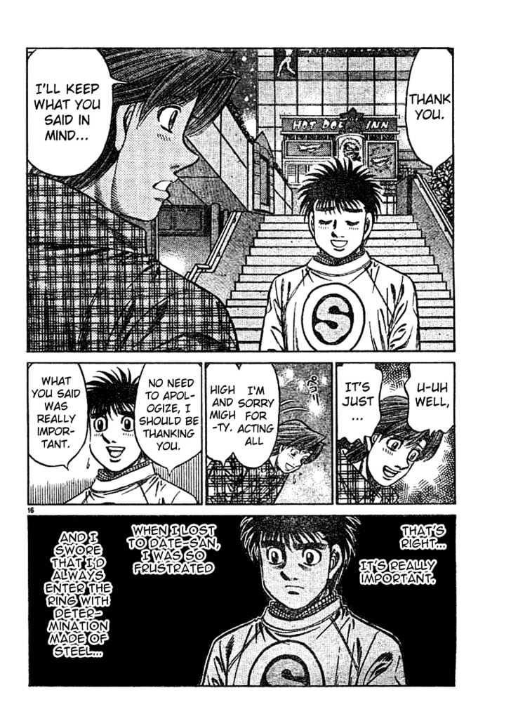 Hajime no Ippo Chapter 750 page 16 - Chapter 750 : Conspiracy
