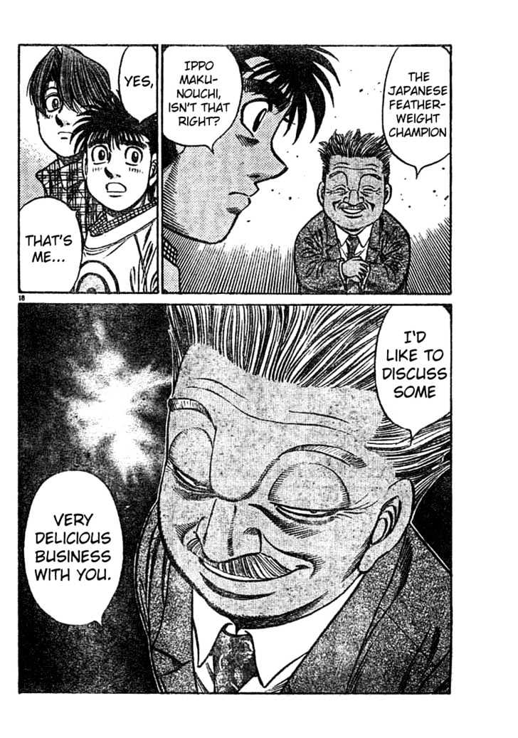 Hajime no Ippo Chapter 750 page 18 - Chapter 750 : Conspiracy