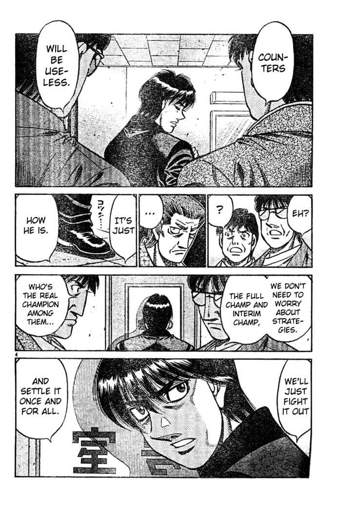 Hajime no Ippo Chapter 750 page 4 - Chapter 750 : Conspiracy