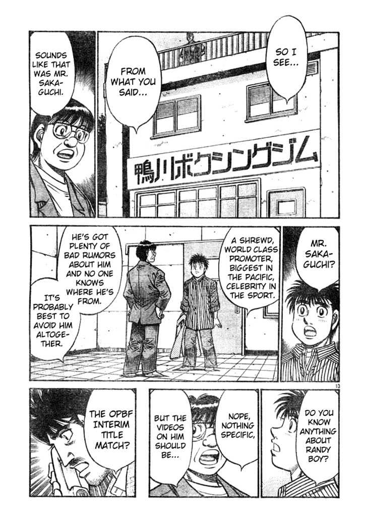 Hajime no Ippo Chapter 751 page 13 - Chapter 751 : The destined boxer