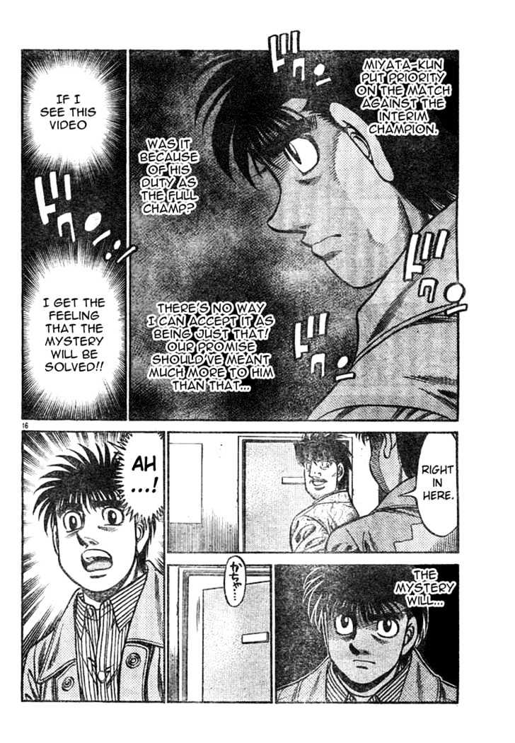 Hajime no Ippo Chapter 751 page 16 - Chapter 751 : The destined boxer