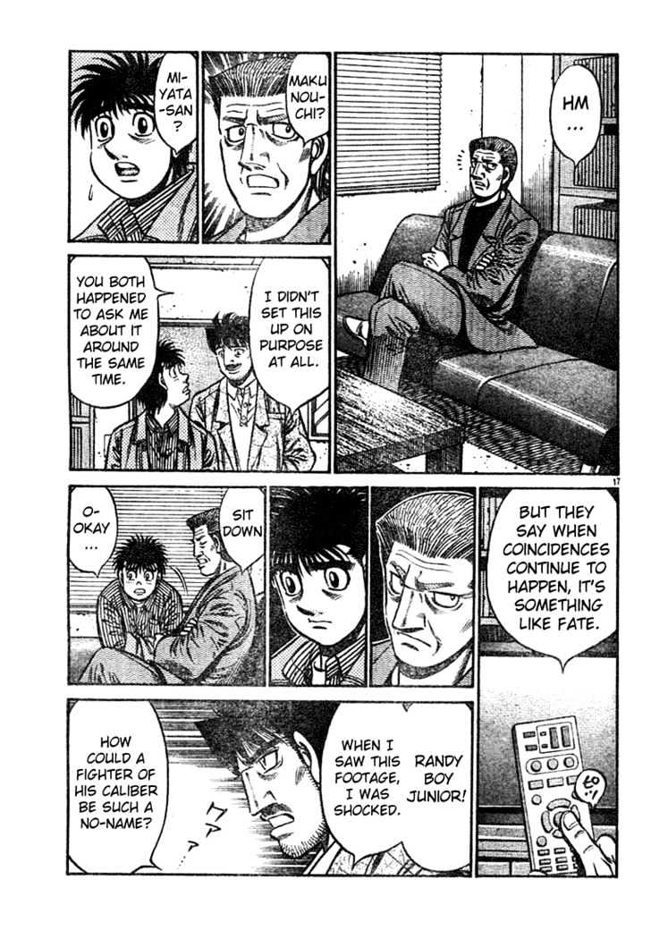 Hajime no Ippo Chapter 751 page 17 - Chapter 751 : The destined boxer