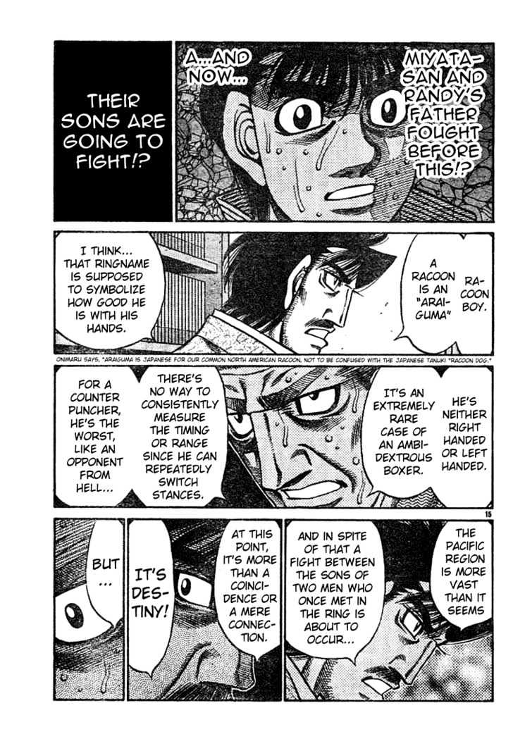 Hajime no Ippo Chapter 752 page 14 - Chapter 752 : Racoon boy