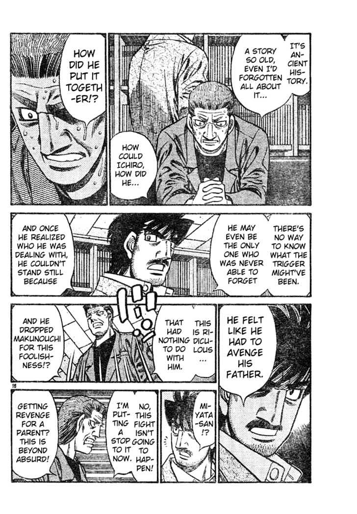 Hajime no Ippo Chapter 752 page 15 - Chapter 752 : Racoon boy