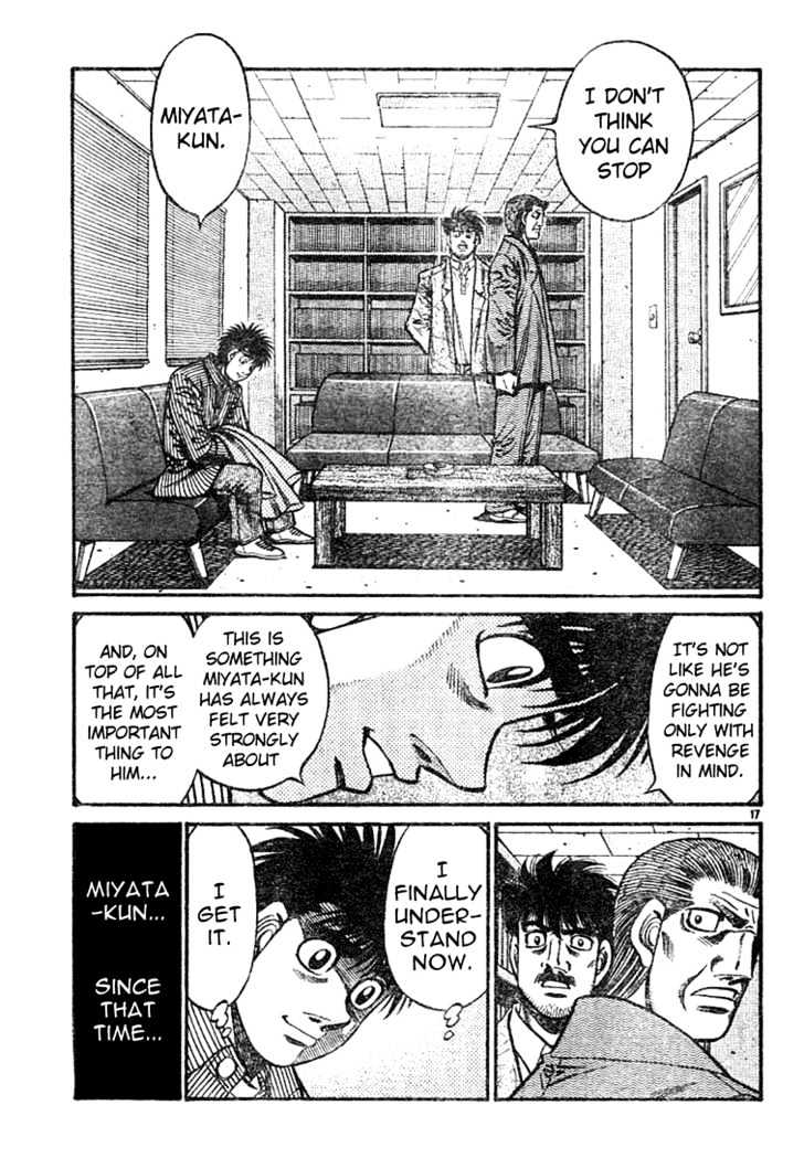 Hajime no Ippo Chapter 752 page 16 - Chapter 752 : Racoon boy