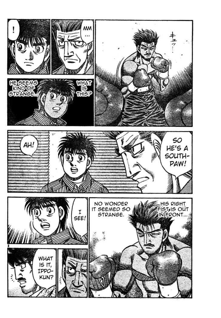 Hajime no Ippo Chapter 752 page 2 - Chapter 752 : Racoon boy