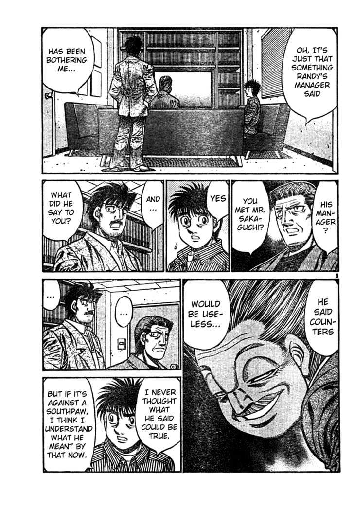 Hajime no Ippo Chapter 752 page 3 - Chapter 752 : Racoon boy