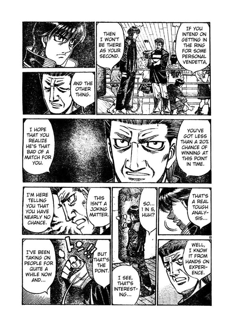 Hajime no Ippo Chapter 753 page 13 - Chapter 753 : As the challenger