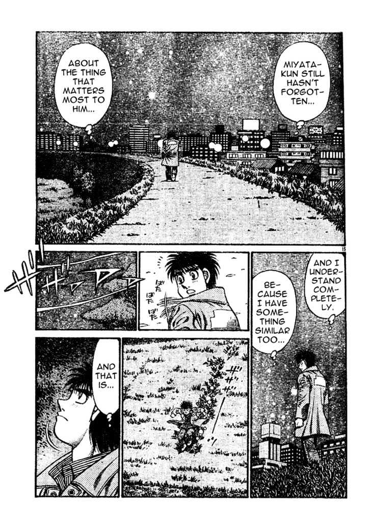 Hajime no Ippo Chapter 753 page 15 - Chapter 753 : As the challenger