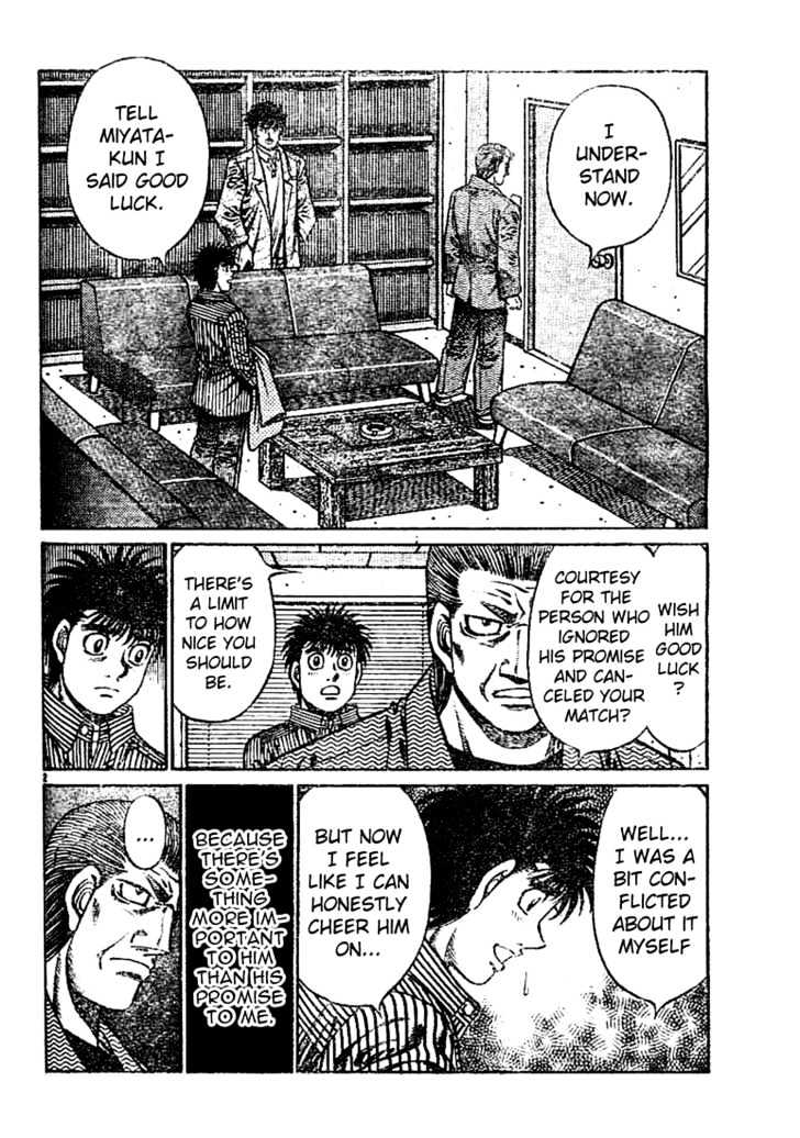 Hajime no Ippo Chapter 753 page 2 - Chapter 753 : As the challenger