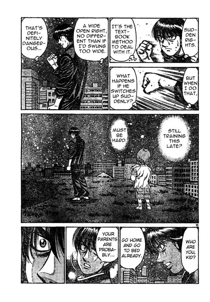 Hajime no Ippo Chapter 754 page 13 - Chapter 754 : Halfway through a dream