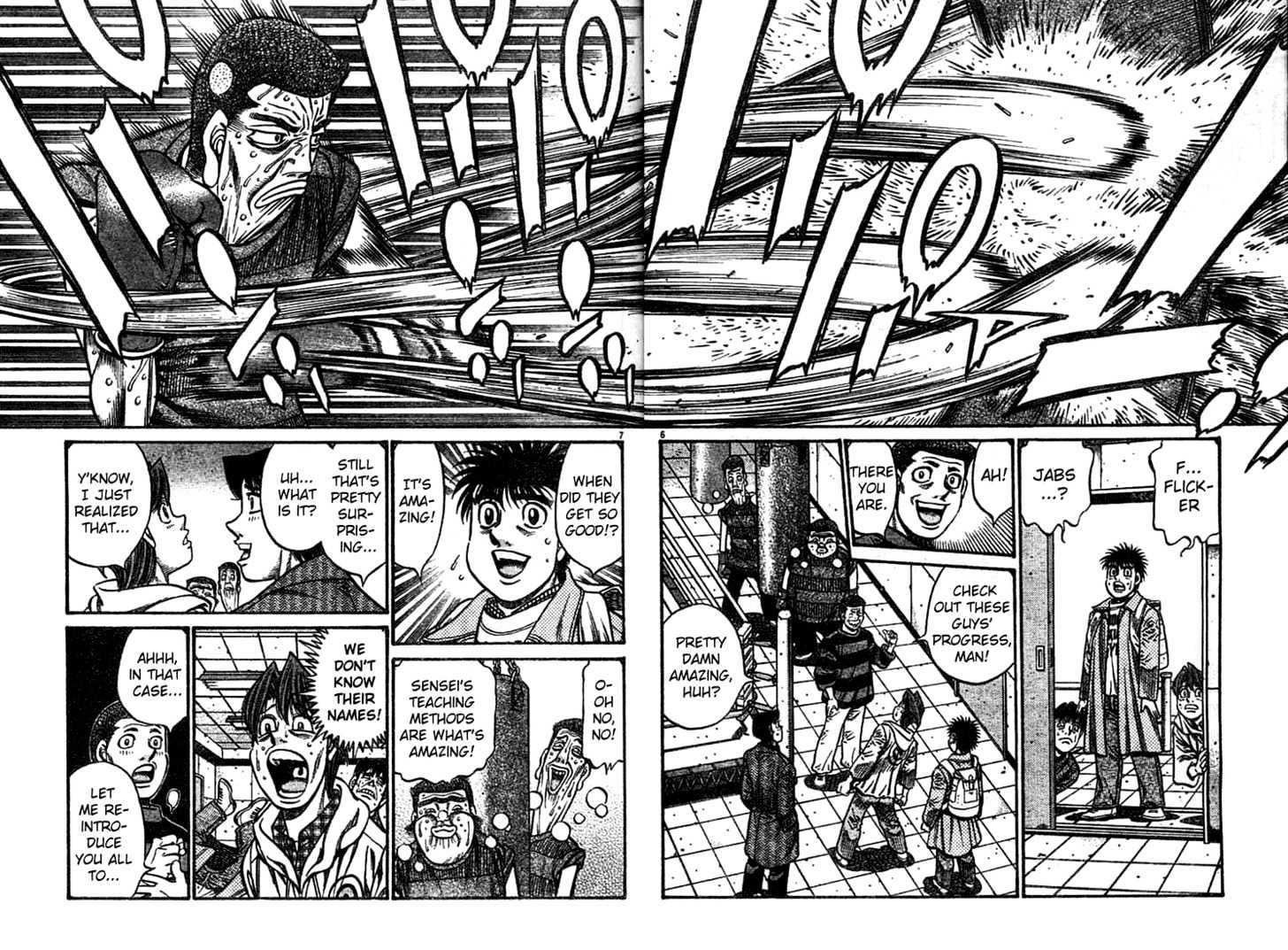 Hajime no Ippo Chapter 755 page 6 - Chapter 755 : Red * Yellow * Blue