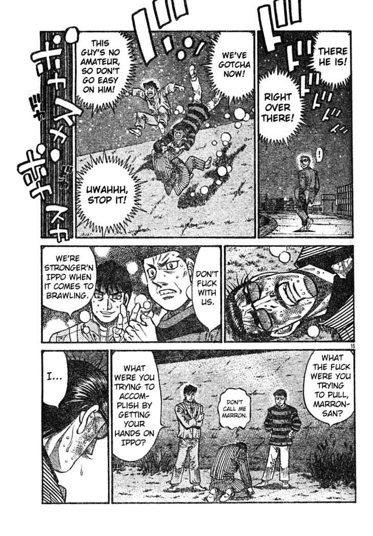 Hajime no Ippo Chapter 757 page 15 - Chapter 757 : Seeking it with him