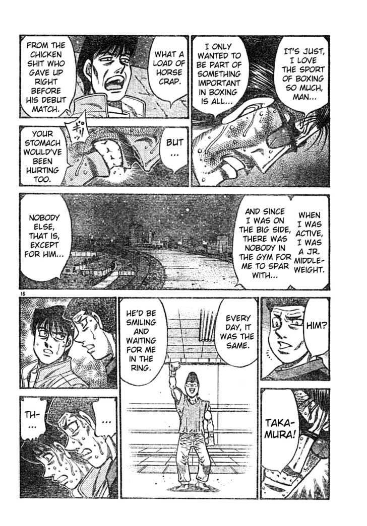 Hajime no Ippo Chapter 757 page 16 - Chapter 757 : Seeking it with him