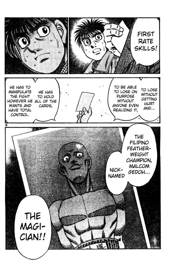Hajime no Ippo Chapter 758 page 17 - Chapter 758 : The man known as the magician