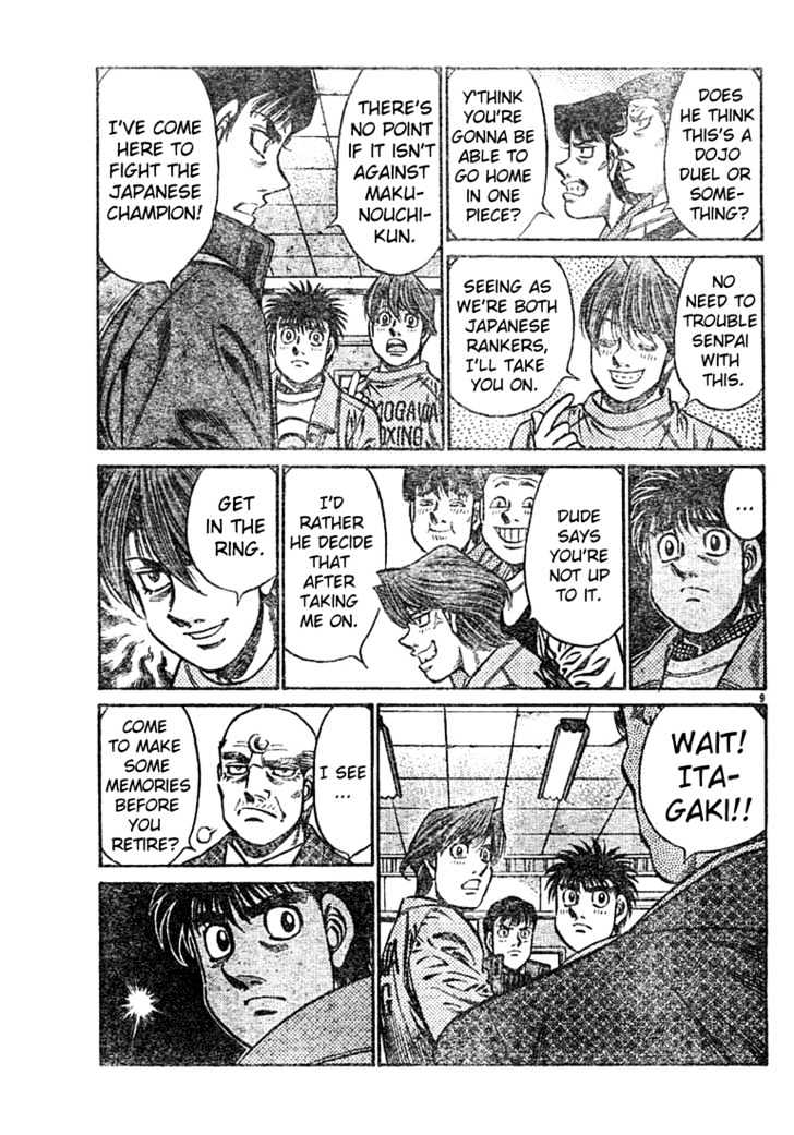 Hajime no Ippo Chapter 759 page 9 - Chapter 759 : Dojo challenge