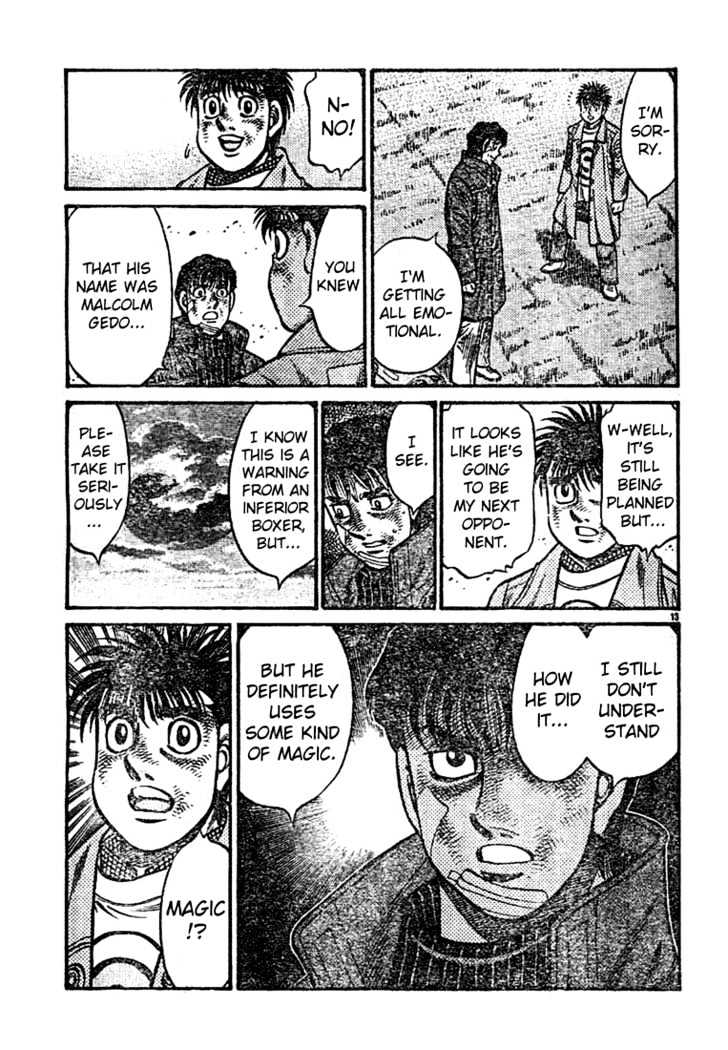 Hajime no Ippo Chapter 760 page 12 - Chapter 760 : Magic inside the ring