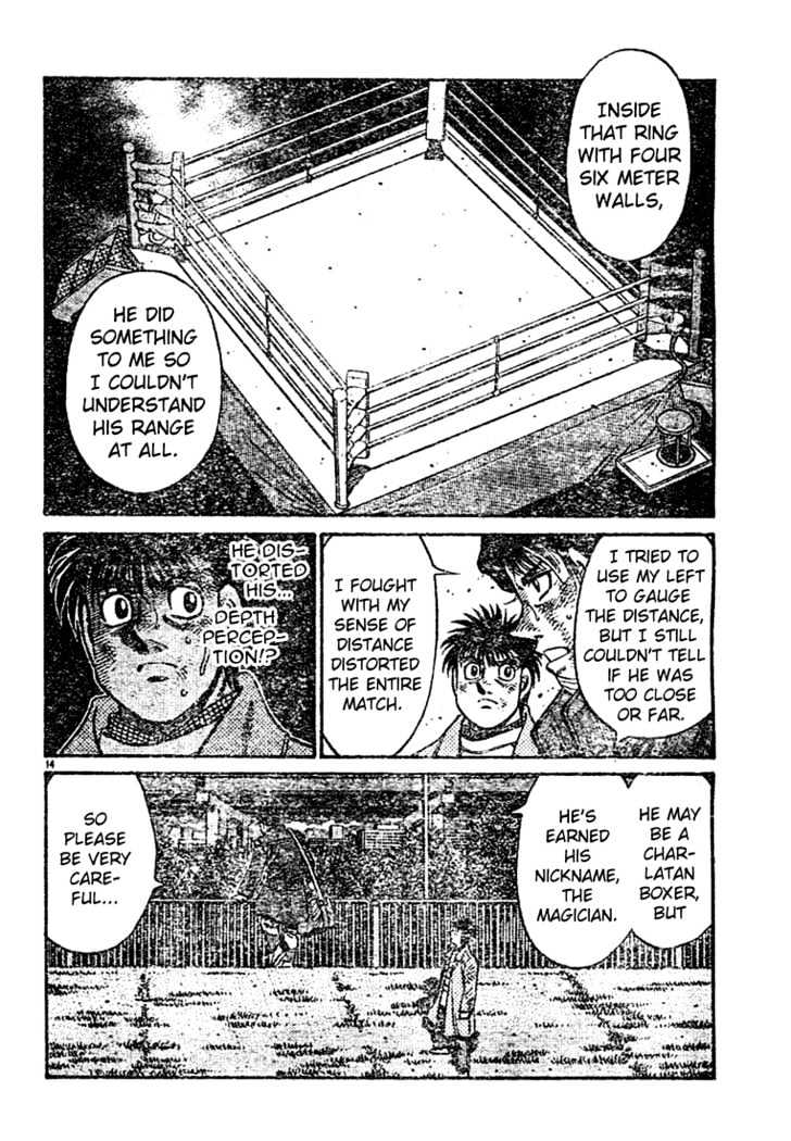Hajime no Ippo Chapter 760 page 13 - Chapter 760 : Magic inside the ring