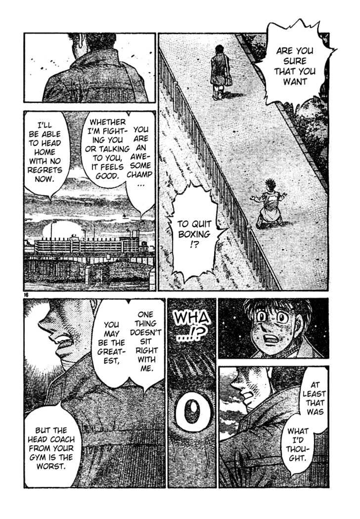 Hajime no Ippo Chapter 760 page 15 - Chapter 760 : Magic inside the ring