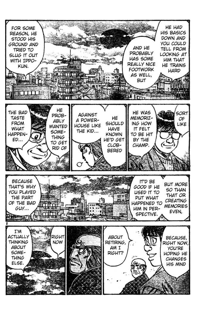 Hajime no Ippo Chapter 760 page 2 - Chapter 760 : Magic inside the ring