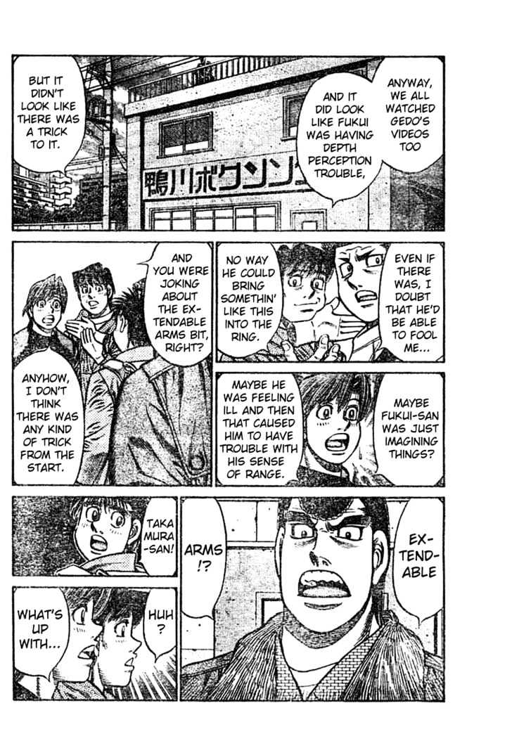 Hajime no Ippo Chapter 762 page 12 - Chapter 762 : Extending? Shrinking?