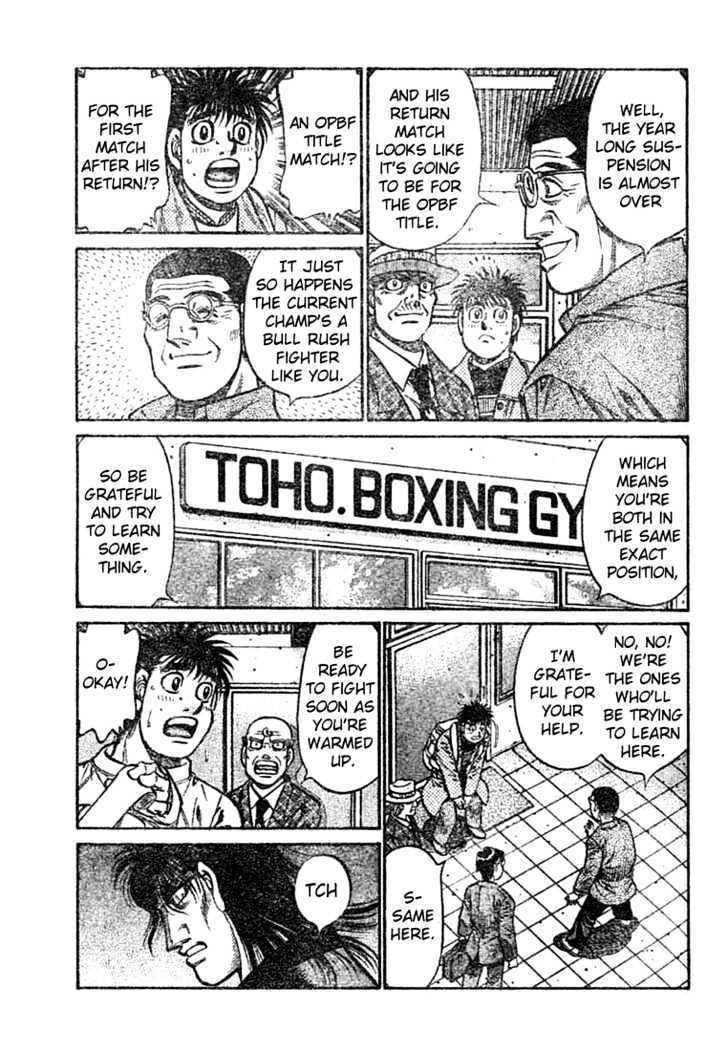 Hajime no Ippo Chapter 763 page 15 - Chapter 763 : Outside training