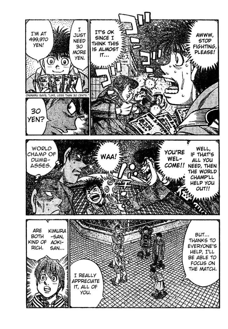 Hajime no Ippo Chapter 769 page 6 - Chapter 769 : Heavy Money