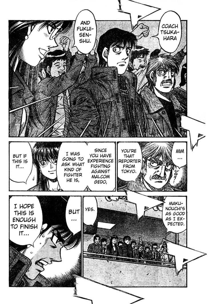 Hajime no Ippo Chapter 771 page 5 - Chapter 771 : A casual down
