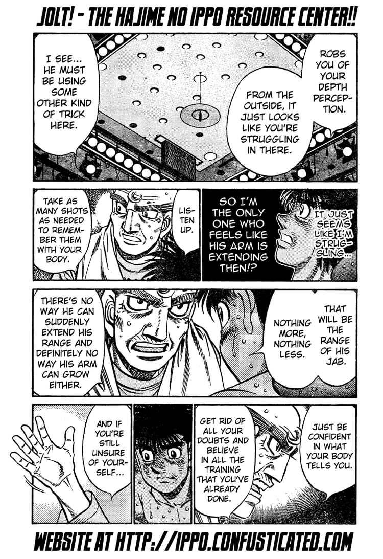 Hajime no Ippo Chapter 775 page 12 - Chapter 775 : The Arm Extends!