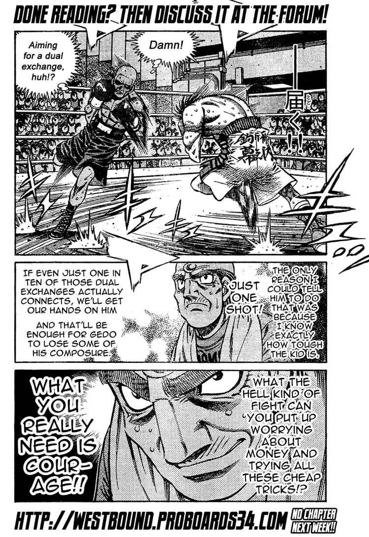 Hajime no Ippo Chapter 775 page 17 - Chapter 775 : The Arm Extends!
