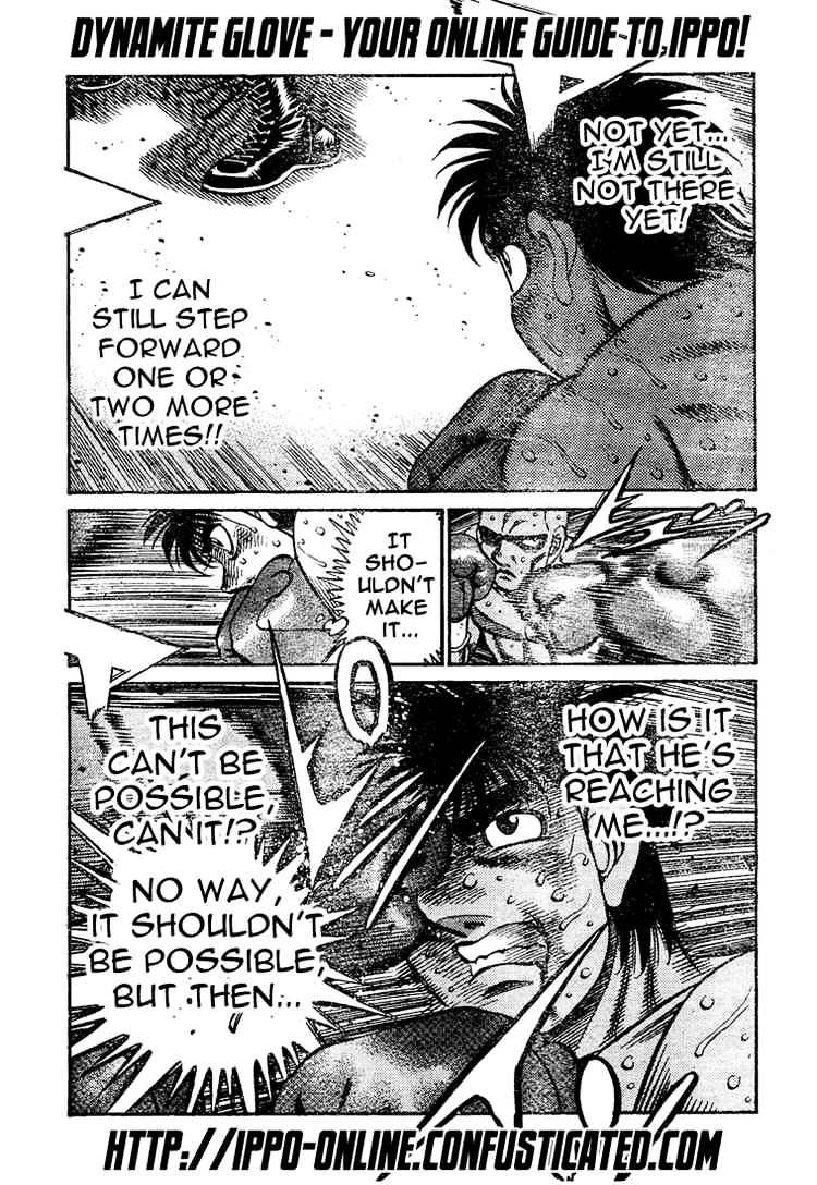 Hajime no Ippo Chapter 775 page 6 - Chapter 775 : The Arm Extends!