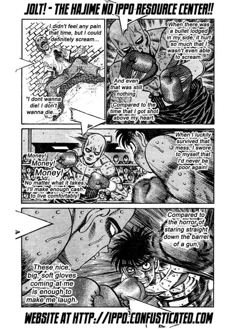 Hajime no Ippo Chapter 777 page 15 - Chapter 777 : Guns and Gloves