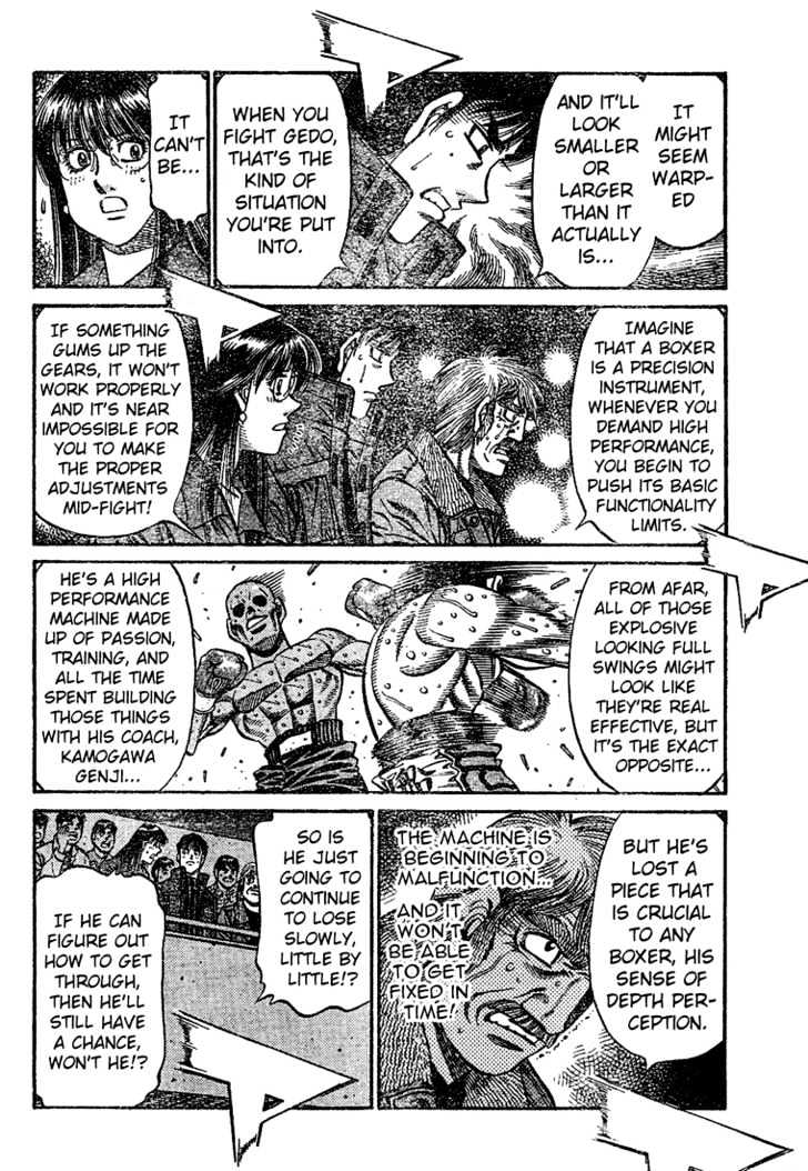 Hajime no Ippo Chapter 778 page 8 - Chapter 778 : Malfunctioning machine