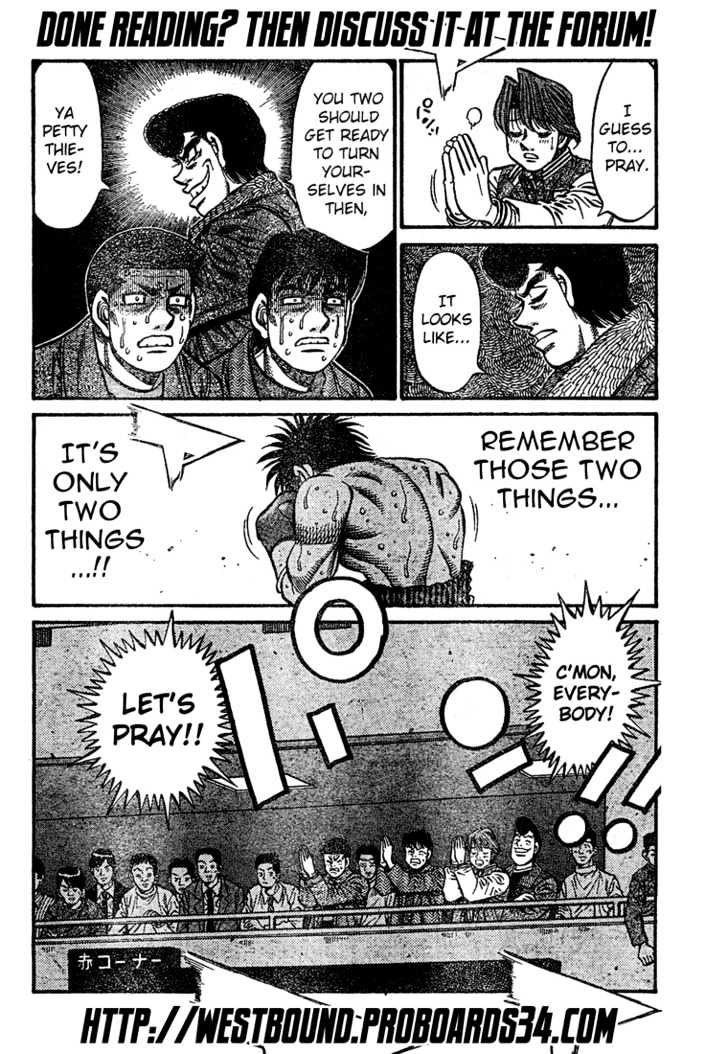 Hajime no Ippo Chapter 780 page 18 - Chapter 780 : Two things to remember