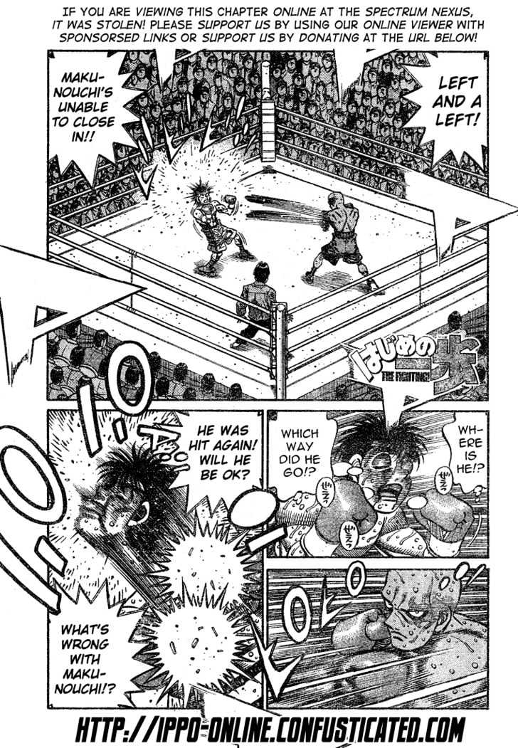 Hajime no Ippo Chapter 785 page 1 - Chapter 785 : Preparing to enter the ring