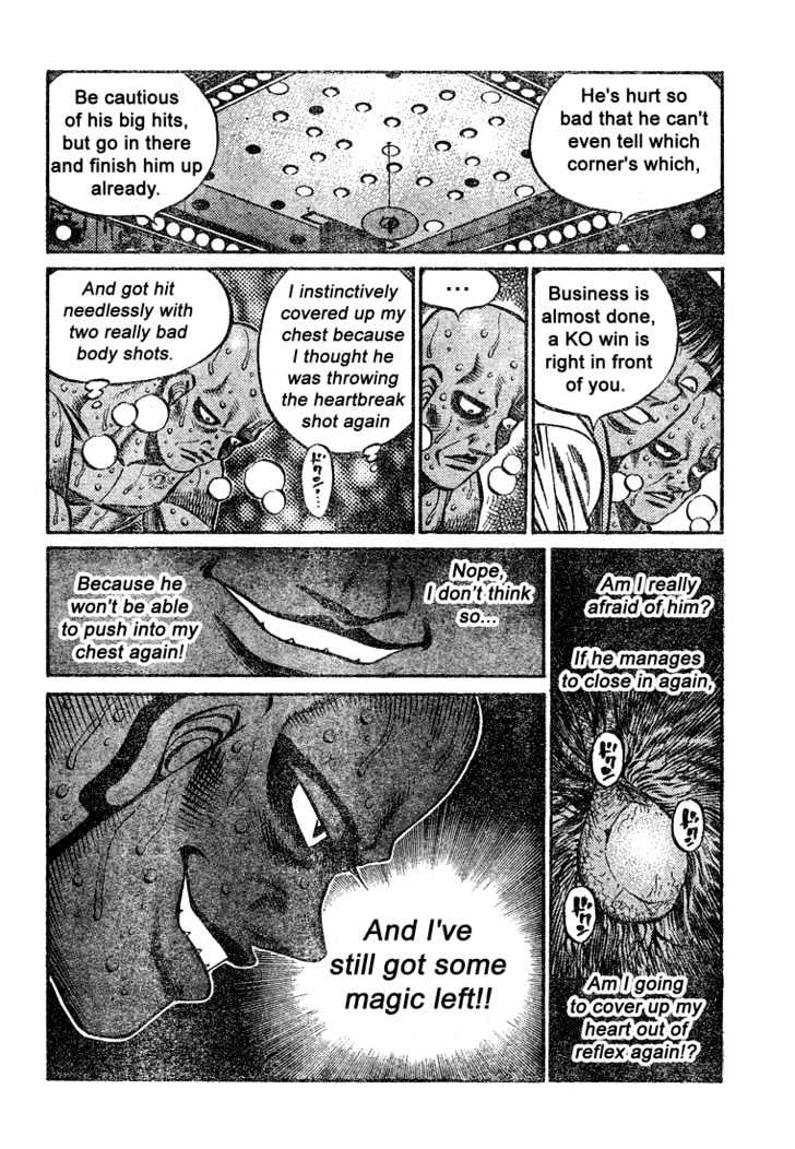 Hajime no Ippo Chapter 785 page 10 - Chapter 785 : Preparing to enter the ring