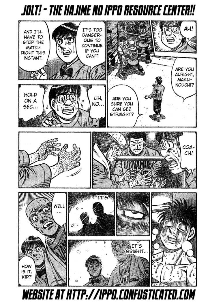 Hajime no Ippo Chapter 785 page 11 - Chapter 785 : Preparing to enter the ring