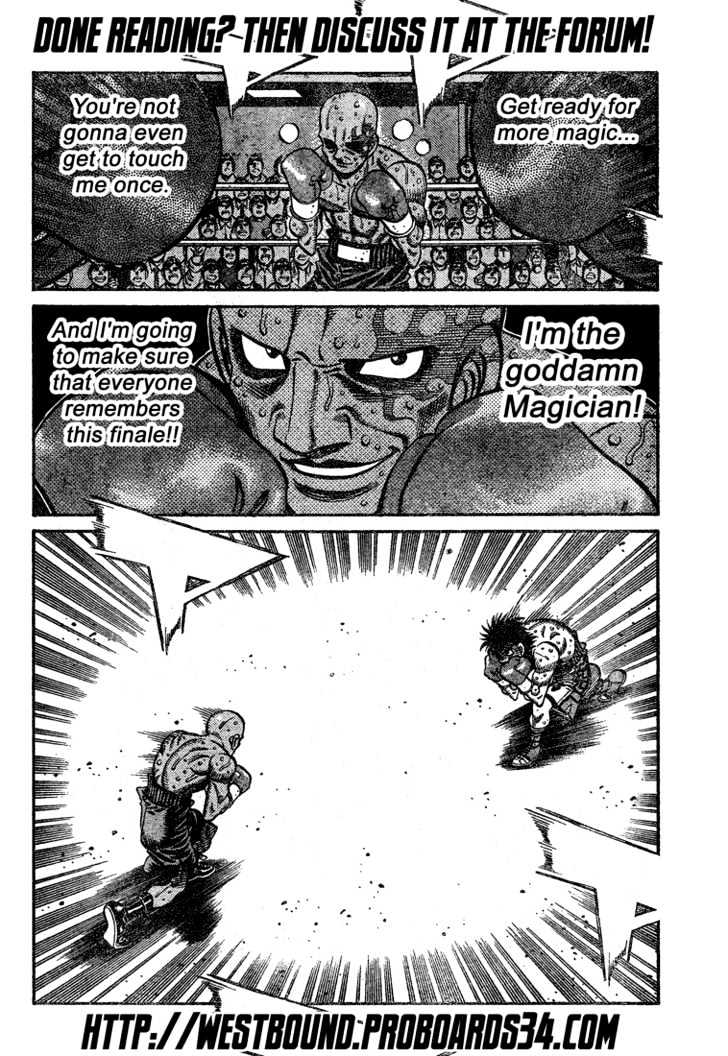 Hajime no Ippo Chapter 785 page 18 - Chapter 785 : Preparing to enter the ring