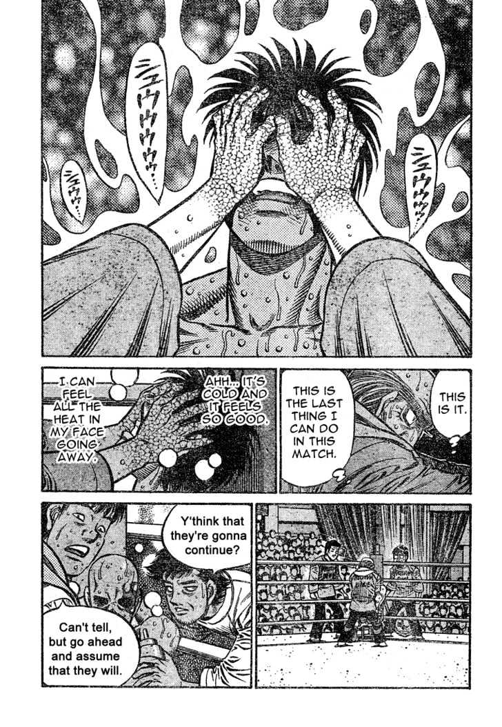 Hajime no Ippo Chapter 785 page 9 - Chapter 785 : Preparing to enter the ring