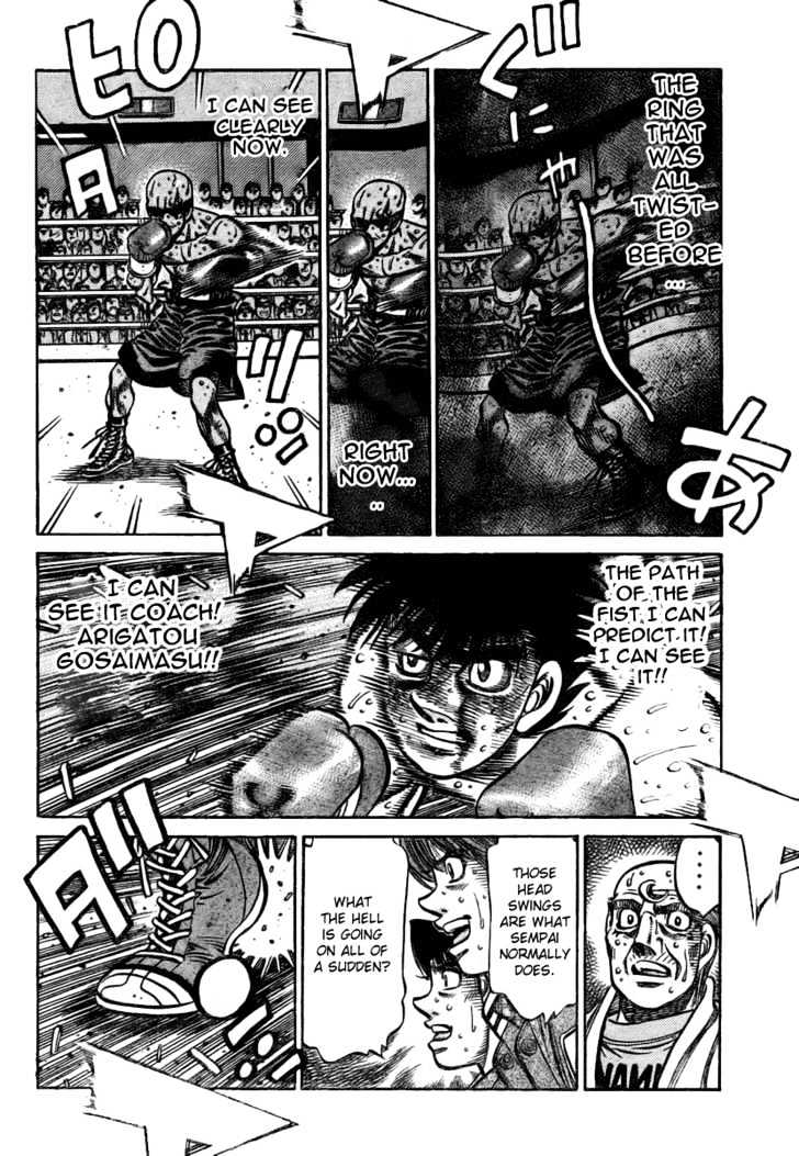 Hajime no Ippo Chapter 787 page 4 - Chapter 787 : I can see!