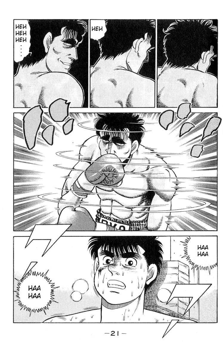 Hajime no Ippo Chapter 79.2 page 21 - Chapter 79 v2 : Hitman vs. Peek-a-Boo