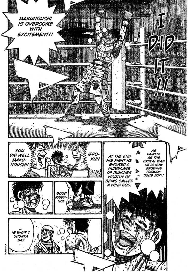 Hajime no Ippo Chapter 790 page 10 - Chapter 790 : Makunouchi Hurricane