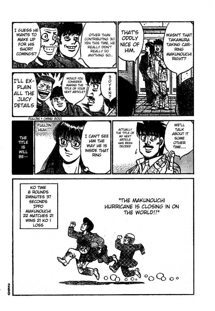Hajime no Ippo Chapter 790 page 18 - Chapter 790 : Makunouchi Hurricane