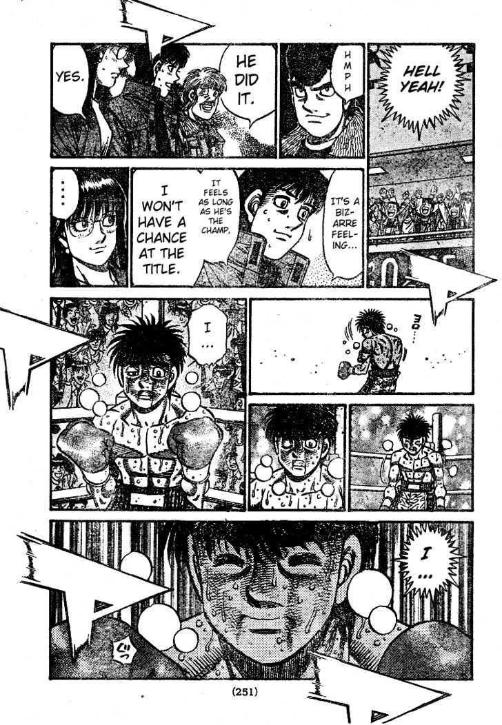 Hajime no Ippo Chapter 790 page 9 - Chapter 790 : Makunouchi Hurricane